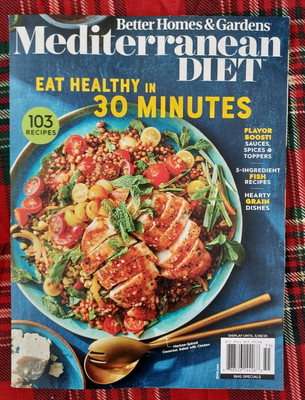 Better Homes & Gardens Magazine Mediterranean Eat Healthy in 30 Minutes 2025 -image