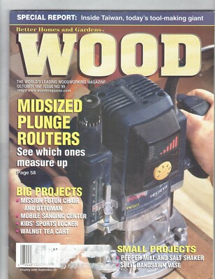 Better Homes and Gardens Wood Back Issue Magazine October 1997 Issue 99-image