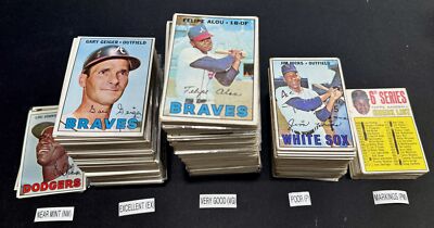 1967 Topps Baseball Cards 1-150 (P-NM) - You Pick - Complete Your Set-image