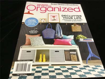 Better Homes & Gardens Magazine Secrets of Getting Organized Spring 2024-image