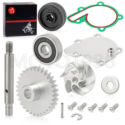 Banshee Billet Impeller Water Pump Gear Bearing Seal Complete Rebuild Kit Shaft-image