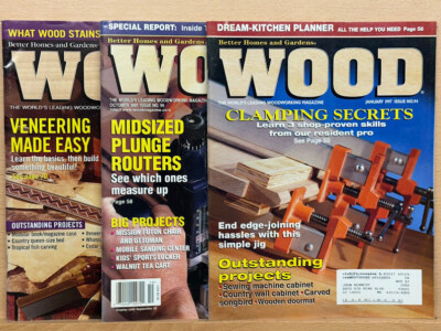 Wood Better Homes And Gardens  Magazine Lot Of 3 April 99 Oct 97  Jan 97-image