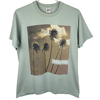 Vtg 1996 Jimmy Buffett Banana Wind Tour T-Shirt Sz XL Anvil Tag Single Stitch US-image
