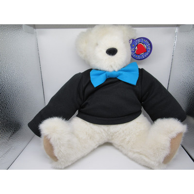 NEW Vermont Teddy Bear Company Imports Make A Friend For Life White Bear Plush-image