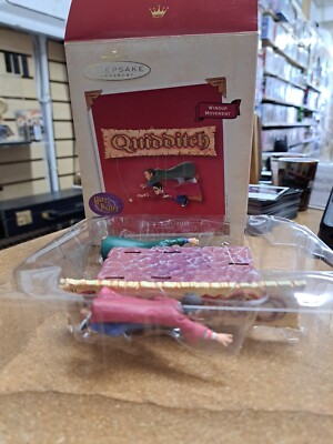 Harry Potter Quidditch Season Hallmark Keepsake Ornament 2002 Wind-up Movement-image
