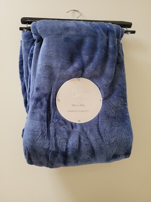 BELLE Home 50 70 Throw Blanket cozy soft travel lake beach Blue comfort beauty-image