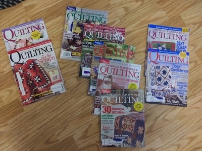 Lot Of 9 Better Homes & Gardens American Patchwork & Quilting Magazines 2004-06-image