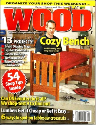 Wood Magazine - Better Homes and Gardens - October 2010 - Issue 200-image