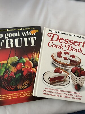 So Good with Fruit/ Dessert Cook Book Better Homes and Gardens hardcovers-image
