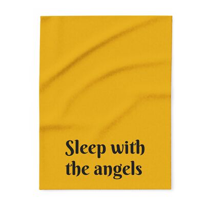 Fleece Blanket, Sleep with the Angels - Cozy and Comforting, Arctic Blanket,-image
