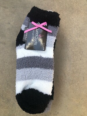 CUDDL DUDS 6 pairs WOMENS LOUNGE SLEEP slipper SOCKS SOFT COZY Fits 4-10 one sz-image