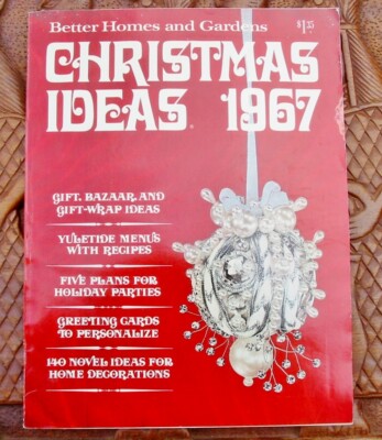 Oversized Better Homes Christmas Ideas Dec 1967 Magazine Lime Frosted Punch #1-image