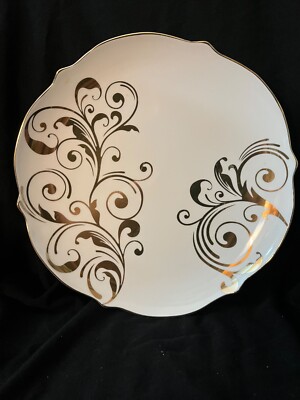 1 Each Salad Plate Pier 1 Imports Elegant Scroll 8.5