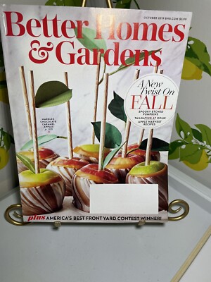 Better Homes & Gardens Magazine October 2019 New Twist Of Fall-image