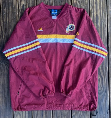 Vintage Adidas Washington Redskins Wind Breaker - Size XL-image