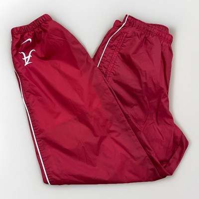 Nike Wind Pants Mens L Alabama Crimson Tide Red Joggers Gym Sweatpants Vtg-image