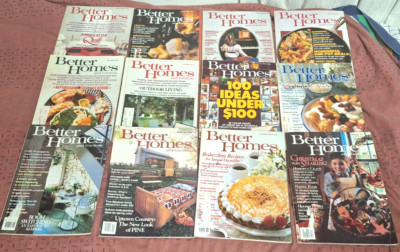 Lot of 12 Better Homes and Gardens Magazines 1982-image