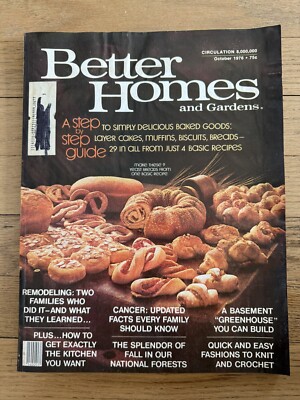 Vintage Better Home and Gardens Magazine October 1976-image