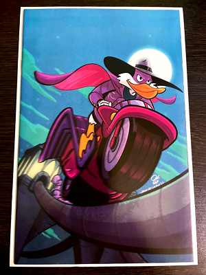 DARKWING DUCK #1 JACOB EDGAR EXCLUSIVE LIMITED EDITION VIRGIN COVER NM+-image