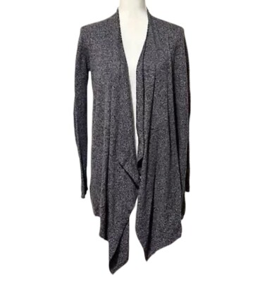 Barefoot Dreams Women’s Cardigan Size S/M Gray Cascade Front Bamboo Cozy-image
