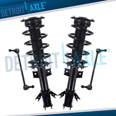 Front Quick Struts w/ Coil Springs Sway Bars Kit for Ford Edge Lincoln Nautilus-image