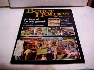 JUNE 1970 BETTER HOMES & GARDENS MAGAZINE 70s STYLE-image