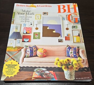 Better Homes Gardens Magazine May 2024 Make Your Mark Homes Tell Your Story BHG-image