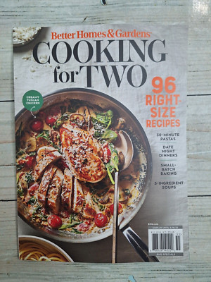 Better Homes & Gardens Cooking for Two May 2025 Magazine Free Shipping-image