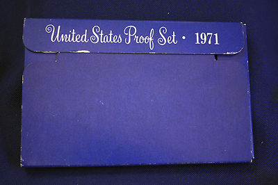 1971 Proof set. Genuine. complete and original as issued by US Mint.-image