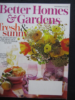 BETTER HOMES & GARDENS MAGAZINE - JUNE 2020 - FRESH & SUNNY-image