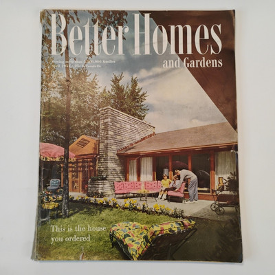 Vintage Better Homes & Gardens Magazine April 1951- Classic Advertising Pages-image