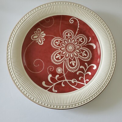 New Pier 1 Imports Maribeth Ironstone 1 Dinner Plate 11