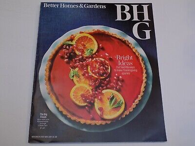 Better Homes Gardens Magazine 11 2022 Pomegranate Orange Cream Tart Thanksgiving-image