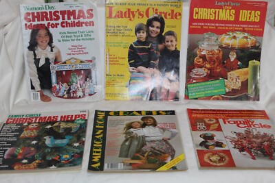 Vintage BETTER HOMES & GARDENS Woman's Day Sewing Crafts Magazine Lot of 6 H-image