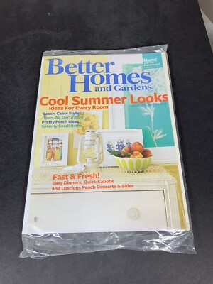 Better Homes and Gardens Magazine, August 2010, New In Factory Sealed Bag-image