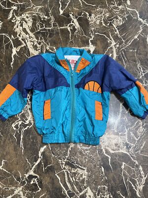 Vintage Infant Boys Basketball Jacket Wind 18 Months-image