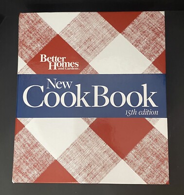 Better Homes & Gardens New CookBook 15th Edition 2010 Recipes Cooking Kitchen-image
