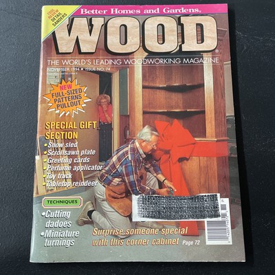 Better Homes & Garden Wood Magazine November 1994 Full Sized Patterns-image
