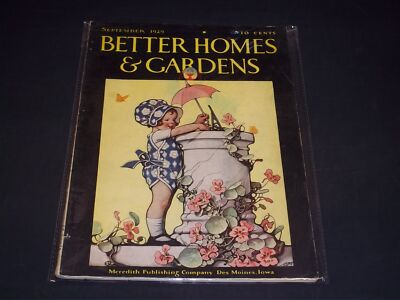 1929 SEPTEMBER BETTER HOMES & GARDENS MAGAZINE - FULL PAGE COLOR ADS - L 2889-image