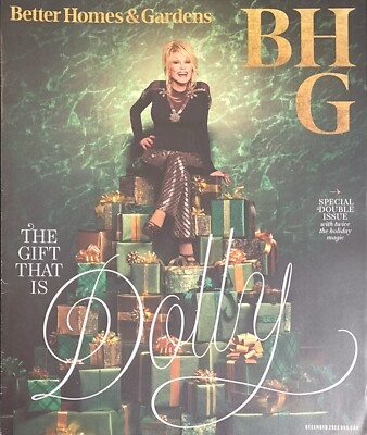 Better Homes & Gardens Magazine December 2022 Dolly Parton Special Double Issue-image