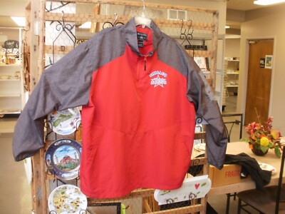 Vintage 90's CHICAGO YOUNG AMERICANS NAHL HOCKEY Holloway Wind Breaker, RARE 2XL-image