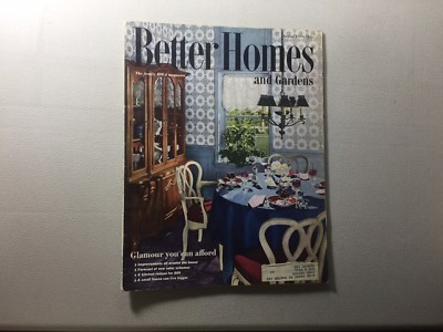 VINTAGE BETTER HOMES AND GARDEN AUGUST 1959  / M32-image