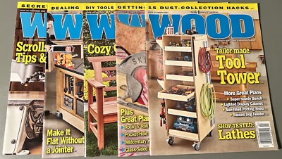 Better Homes & Gardens WOOD Magazine Lot - 5 Issues --image