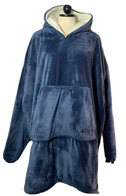 ROBE BLANKET Hooded Comfy  SUPER SOFT Fleece SLEEPWEAR One Size-image