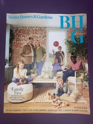 Better Homes & Gardens APRIL 2023 Family Ties How Dave & Jenny Marrs 120 pages-image