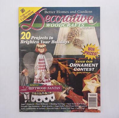 Decorative Woodcrafts Magazine December 1996 With Patterns Better Homes Gardens-image