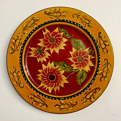 PIER 1 IMPORTS   Sunflower   Dinner Plate   10 1/2