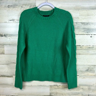 NWT Tahari Sweater Women’s L Green Soft Cozy Comfort‎ Casual Stretch Career-image