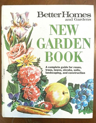  New Garden Book by Better Homes and Gardens Vintage MCM 1968 2nd Printing -image