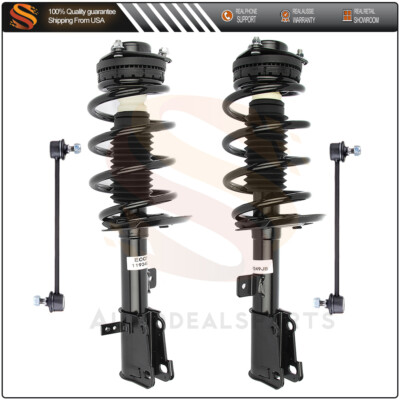 Front Complete Struts Assembly Sway Bars For 2.4L DODGE AVENGER CHRYSLER SEBRING-image